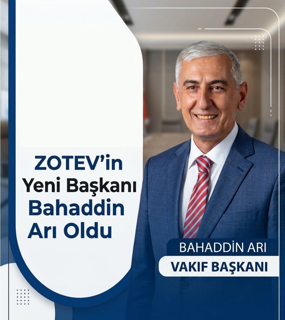 Eğitim, Haber, merkez  ZOTEV’in Yeni Başkanı Bahaddin Arı Oldu 1
